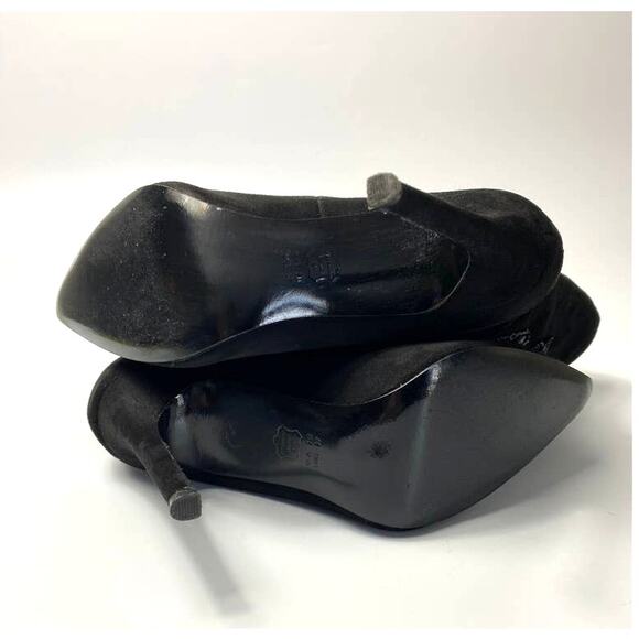 Women's Nina Dorella Pointed Toe Stiletto Heel Ankle Beaded Dress Boots 7 M - Picture 7 of 9